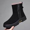 2024 Новые уличные зимние ботинки с нескользящей и износостойкой подошвой Мужские ботинки Теплые и удобные зимние ботинки для ходьбы