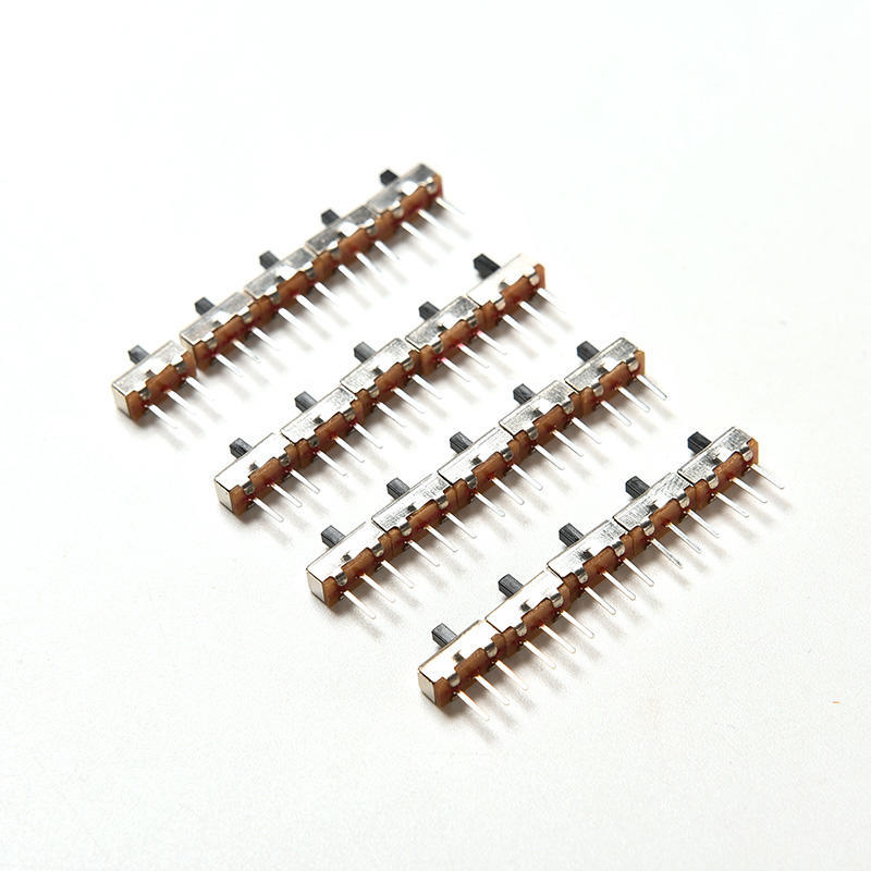 20X Ss12D00G3 2-позиционный однополюсный 1P2T 3-контактный печатный пульт вертикальный ползунковый переключатель