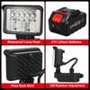 3 Inch LED Work Light for 21V Lithium Batteries Super Bright Outdoor Lighting 120 Degree Rotation