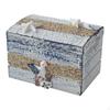Small Jewelry Trinket Box Decorative Wooden Ornament Rustic Nautical Keepsake Storage for Beach