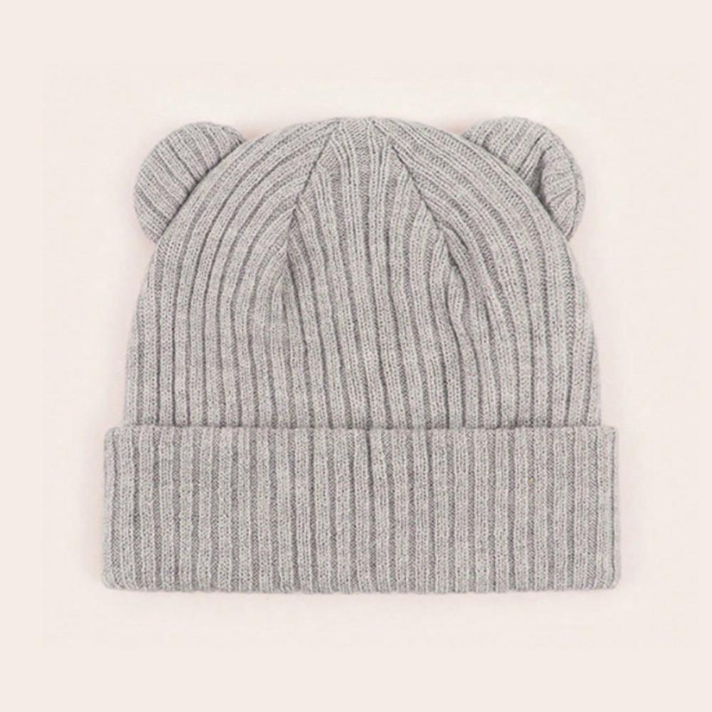 Cartoon Bear Ears Baby Beanie Windproof Ear Protection Hat Toddler Beanie Autumn Winter Season