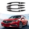 Накладка на наружную дверную ручку с рисунком из углеродного волокна для Acura TLX 2015-2020