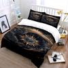 Ethereal Sun and Moon Galaxy Bedding Set Bedding set (1 duvet cover, 2 pillowcases, duvet not included)