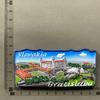 Spain Italy Switzerland Landscape Architecture Fridge Magnets Tourist Souvenir Refrigerator Magnetic Stickers Magnet Home Decoration