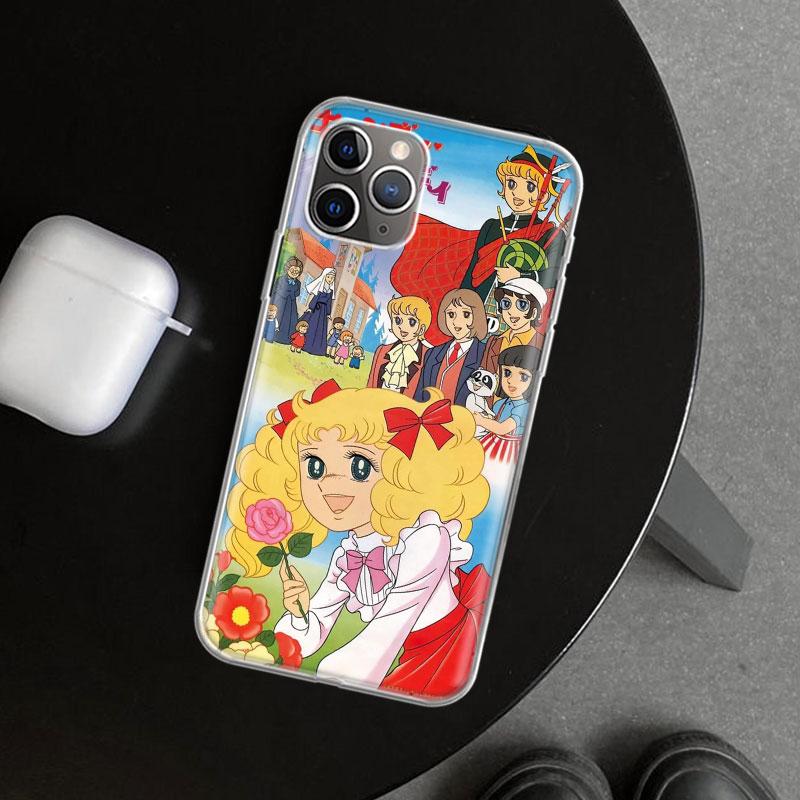Аниме Конфетный Чехол для Телефона для iPhone 11 12 13 Mini 14 15 Plus 16 Pro Max 17 Air 7 8 + SE Арт Индивидуальный Fundas 11 12 13 Mini