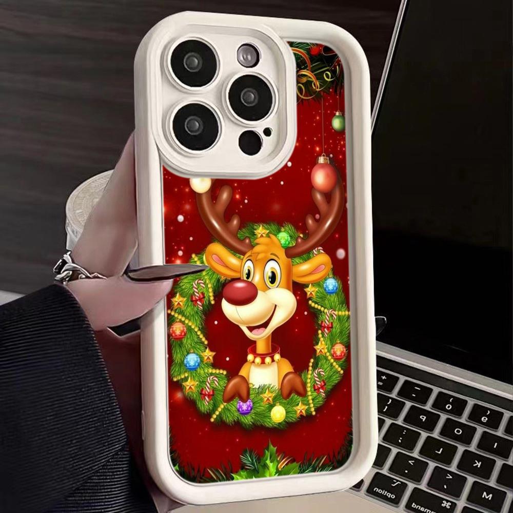 Ae117 Merry Christmas Happy New Year Design Phone Cases for Xiaomi 12 11 Lite 5G NE Redmi 13C 14C A3 Note 12 Pro 11s Angel Eye Ladder Protective Cover