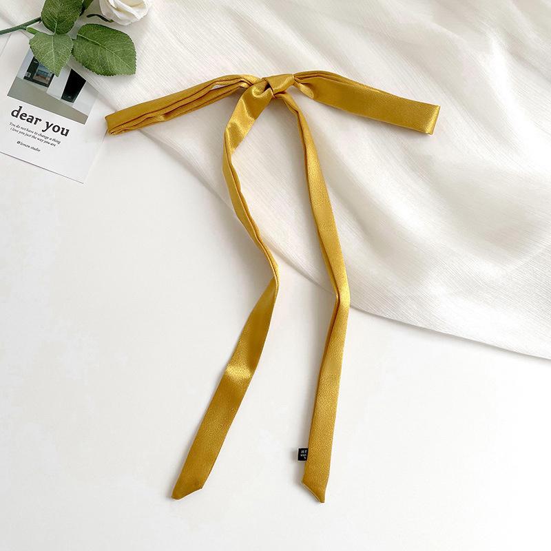 Роскошный Узкий Короткий Женский Шелковый Шарф Повязка для Волос Лента для Волос Шелковая Лента Маленькая Лента для Ручки Сумки Шарфы Косынка Женский Галстук