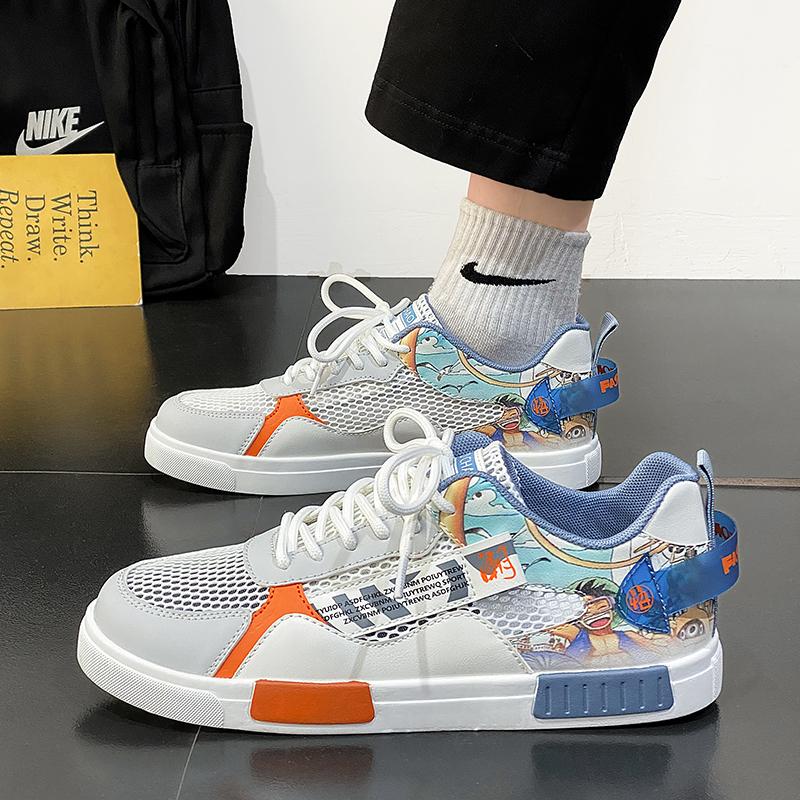 Мода PARZIVAL Дизайнерская мужская обувь Повседневные кроссовки Мужские кроссовки из вулканизированной обуви Весенняя мода Принты Обувь для скейтбординга Zapatos Hombre