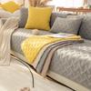 Sofa Cushion Four Seasons Universal Cotton Living Room Pure Cotton Simple Modern High-End Sofa Cover Cover Cloth Thickened