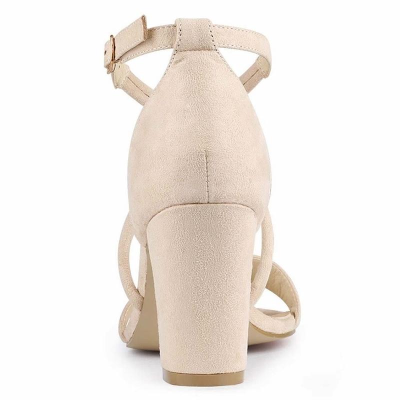 Женские сандалии с открытым носком и пряжкой, на массивном каблуке, платье, вечерние, свадебные, пикантные женские туфли