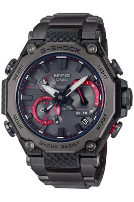 Часы Casio MTG-B2000YBD-1AJF Мужские Черные, Bluetooth, Питание от Солнца, Конструкция Dual Core Guard, Аутентичный Японский Продукт