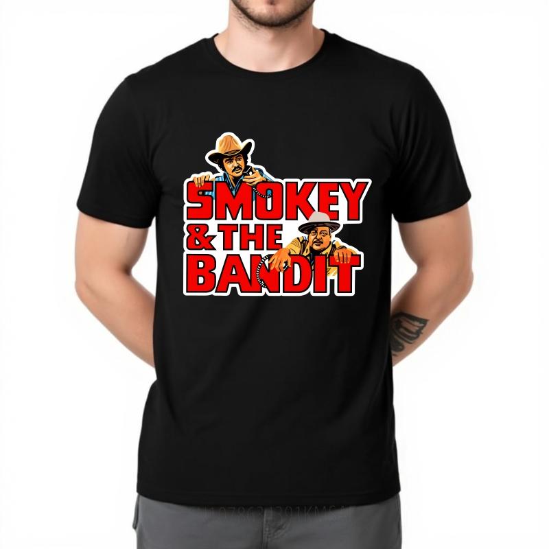Oversized Summer Teenagers T Shirt Smokey And The Bandit Cartoon Characters Short Sleeve Breathable ONeck Top Tees