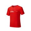Comfortable Simple Casual Versatile Round Neck Breathable Letter Short Sleeve T-Shirt Men Tops Classic-Red 152527140-2