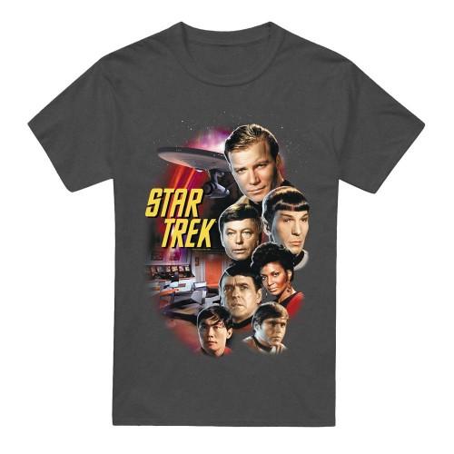 Star Trek Unisex Adult The Classic Crew T-Shirt
