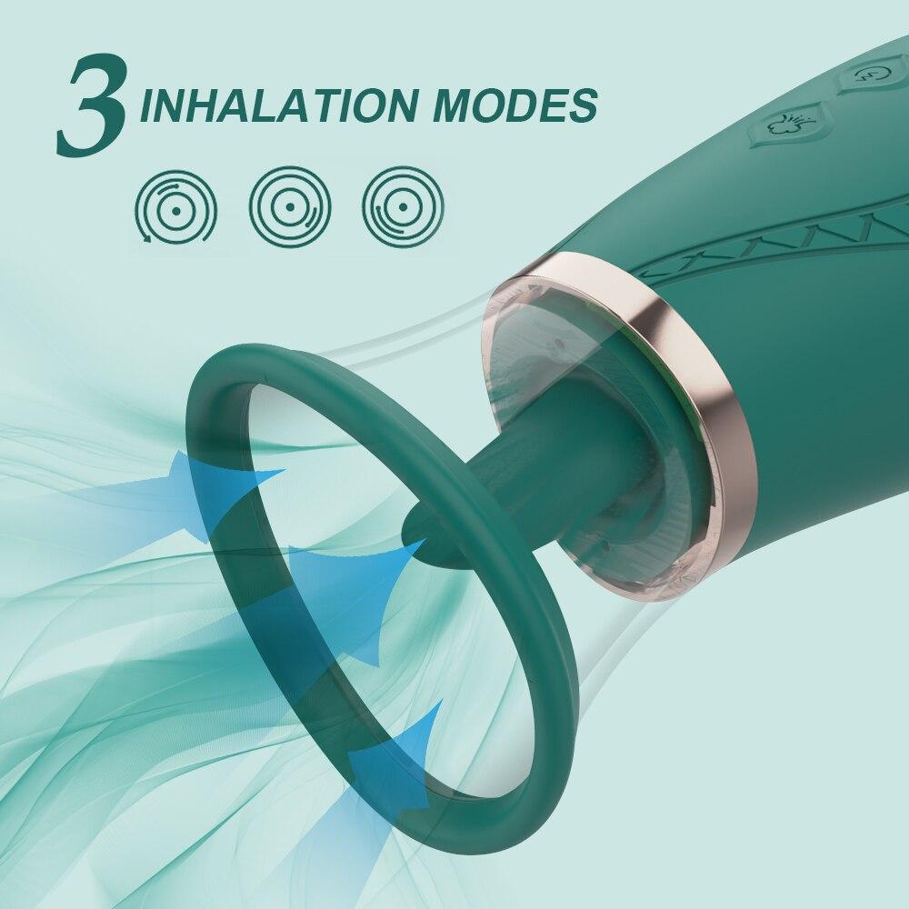 Женский вибратор для лизания языка, массажер для точки G, клитора, стимуляция влагалища, щекотка клитора сосков, 10 режимов вибрации, секс-игрушки для женщин