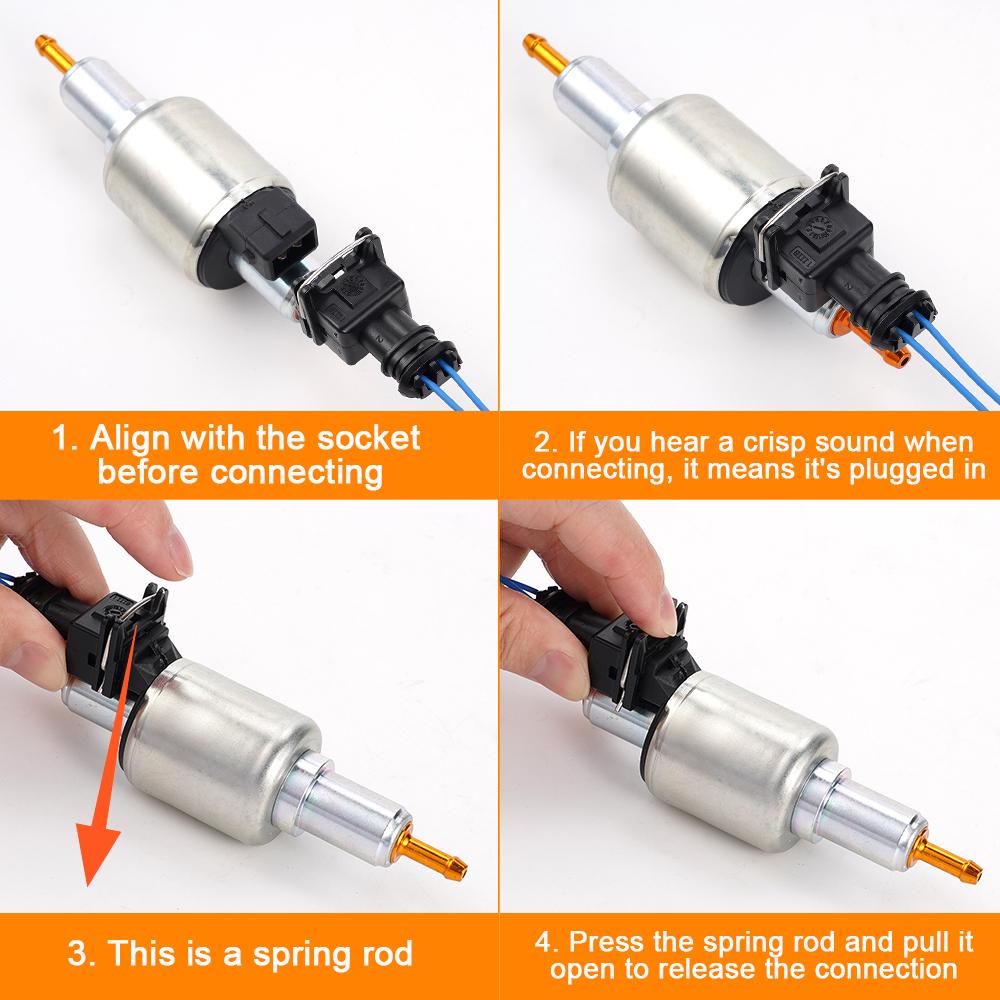 2-контактная линия подключения штекера масляного насоса Для воздушного дизельного парковочного отопителя Запчасти для парковочного отопителя горячим воздухом/водой Webasto Eberspche