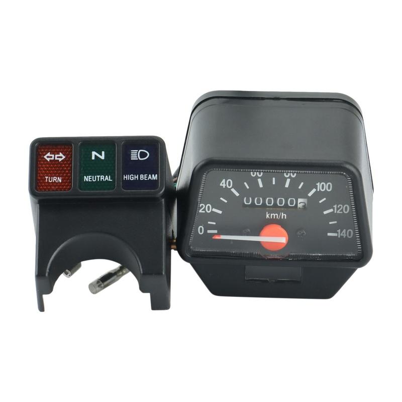 Motorcycle Speedometer Instrument Assembly Odometer Tachometer Gauges For XT225