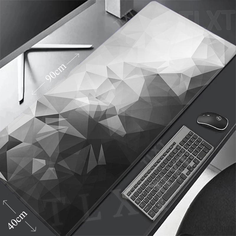 PC Gamer Mousepad Geometirc Mouse Pad Large Mouse Mat Natural Rubber Table Rugs Office Desk Mats Mousepads xcm Locking Edge