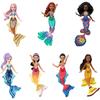 Набор мини-кукол Mattel Disney Русалочка, 7 шт., с блестящим хвостом, подвижные, для переодевания, от 3 лет