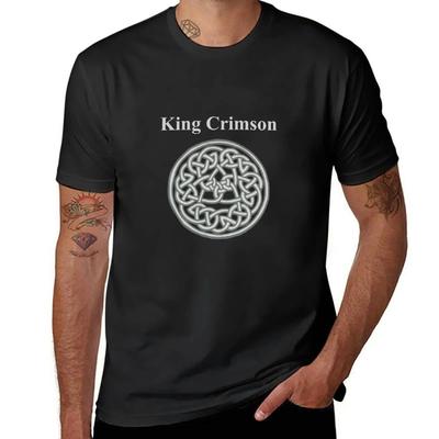 1982 King Crimson Винтажная Промо-футболка Альбома Discipline кавайная одежда оверсайз футболка с принтом Блузка дешевые вещи футболки мужские