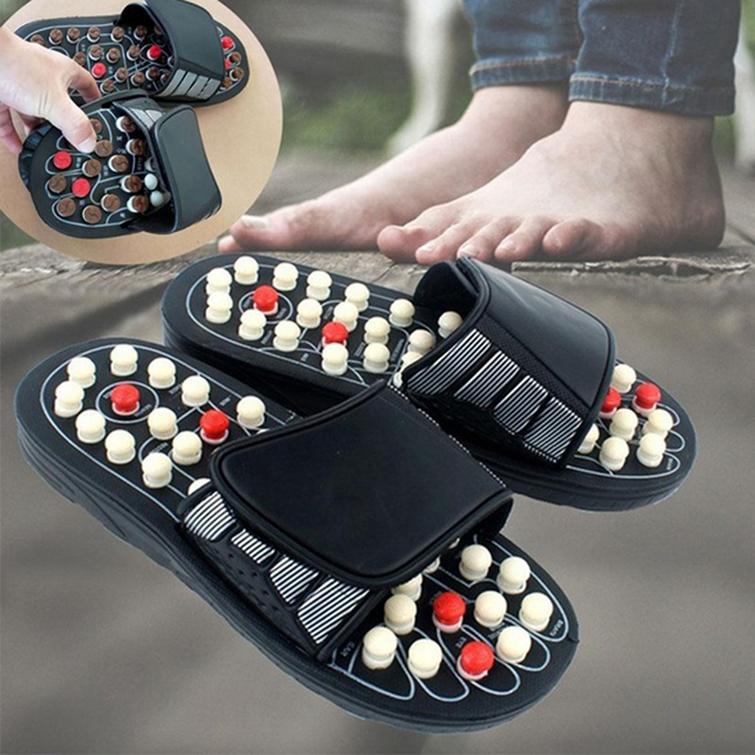 Spin Round Point Massage Acupuncture Slippers Sandals Slippers Acupressure Foot Health Massage Shoes