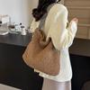 Big Capacity Straw Beach Bag Vintage Handmade Woven Shoulder Bag Raffia Rattan Handbag Bohemian Summer Vacation Crossbody Bags