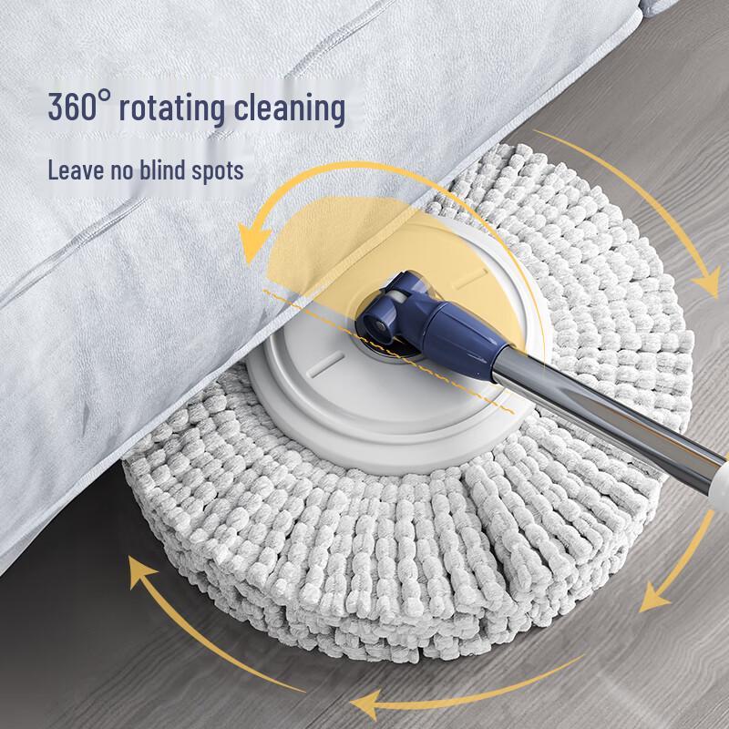 Вращающаяся швабра Taitale без рук с 2 насадками