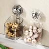 Suction Cup, Ginger and Garlic Storage Box, Kitchen Storage Basket, Wall Mounted, No Punching, Storage Rack, Ginger and Garlic, Drain Storage Rack
