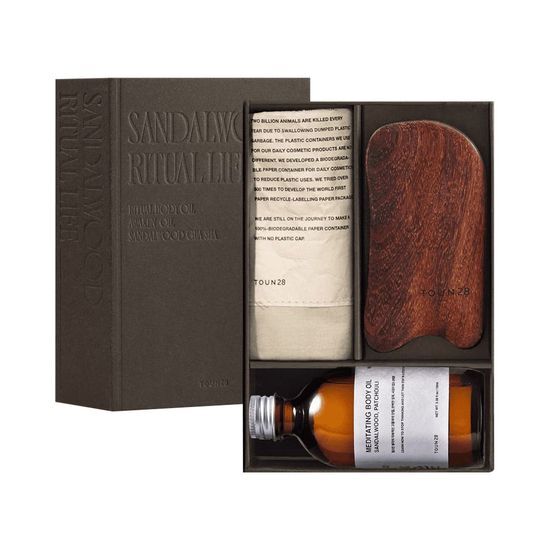 TOUN28 Масло для тела Sandalwood Ritual Life 100 мл + набор Gua Sha (Выберите 1 из 2)