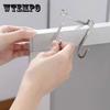 1/4 шт 304 нержавеющая сталь бытовой крючок дверь задняя часть кухонного шкафа подвесной U-образный прочный крючок для полотенец кухонный