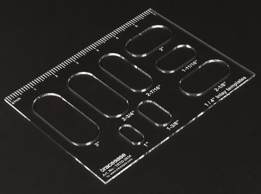 Traceease 1 шт. прямоугольный трафарет с 8 овальными геометрическими шаблонами-инкрустациями, 7,2 x 18,2 дюйма, линейка для геометрических измерений своими руками, толщина 1 8 дюймов
