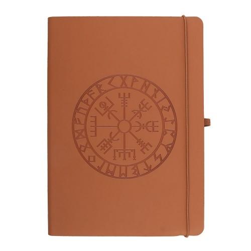 Something Different Viking Compass Faux Leather A5 Notebook & Pen