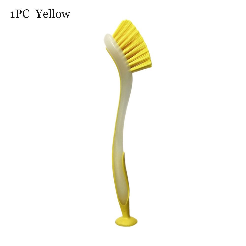 Durable Pot Dish Sink Clean Suction Cup Brush Cleaning Brush Kitchen Washing Brush