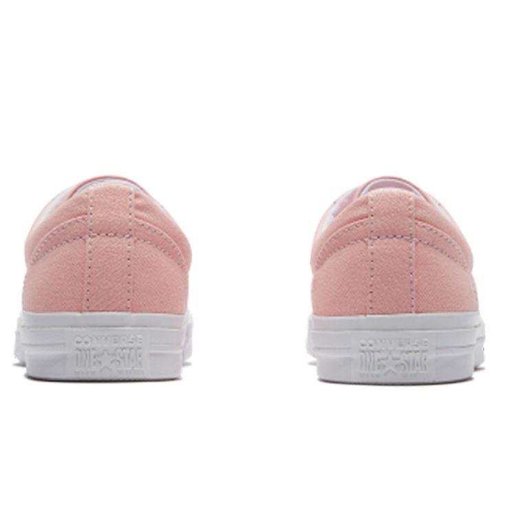Converse Кеды One Star Classic Универсальные Низкие Холщовые Женские Розовые Белые 564204C