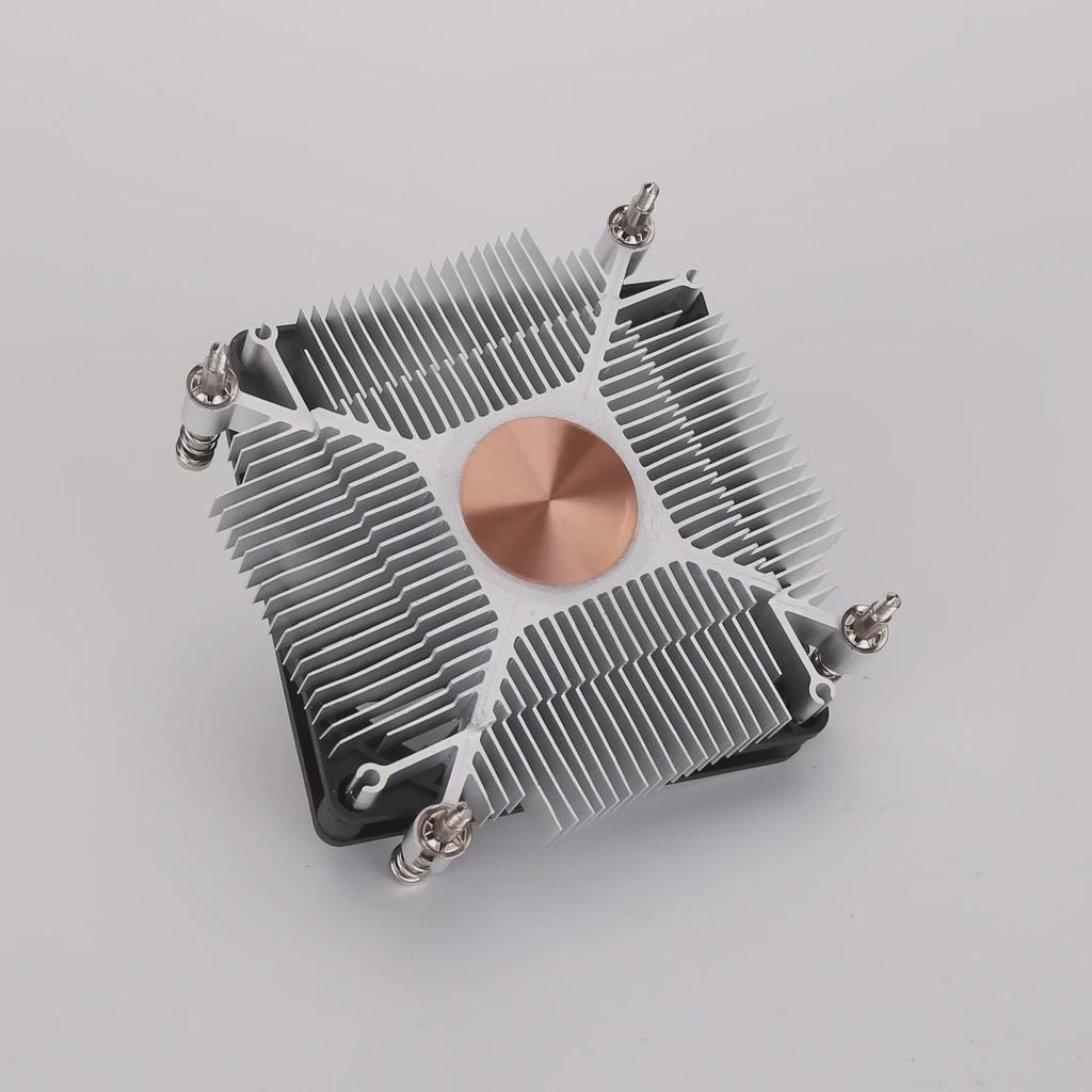 AVC Copper Core Ultra-Thin 4-Wire CPU Fan Radiator for Intel 1155/775 ITX