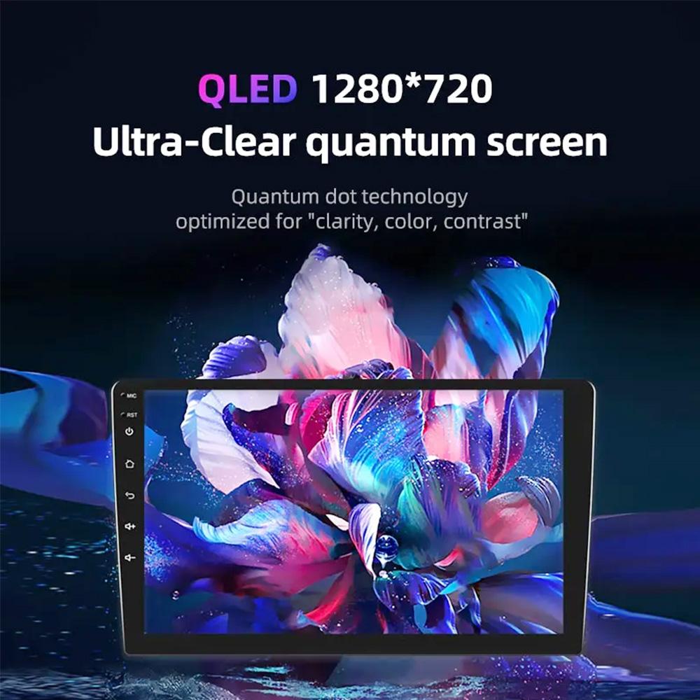 Универсальный автомобильный радиоприемник 2 Din Wireless Carplay Android Auto 9-дюймовый GPS-навигатор Мультимедийный проигрыватель Wi-Fi FM BT Car Stere