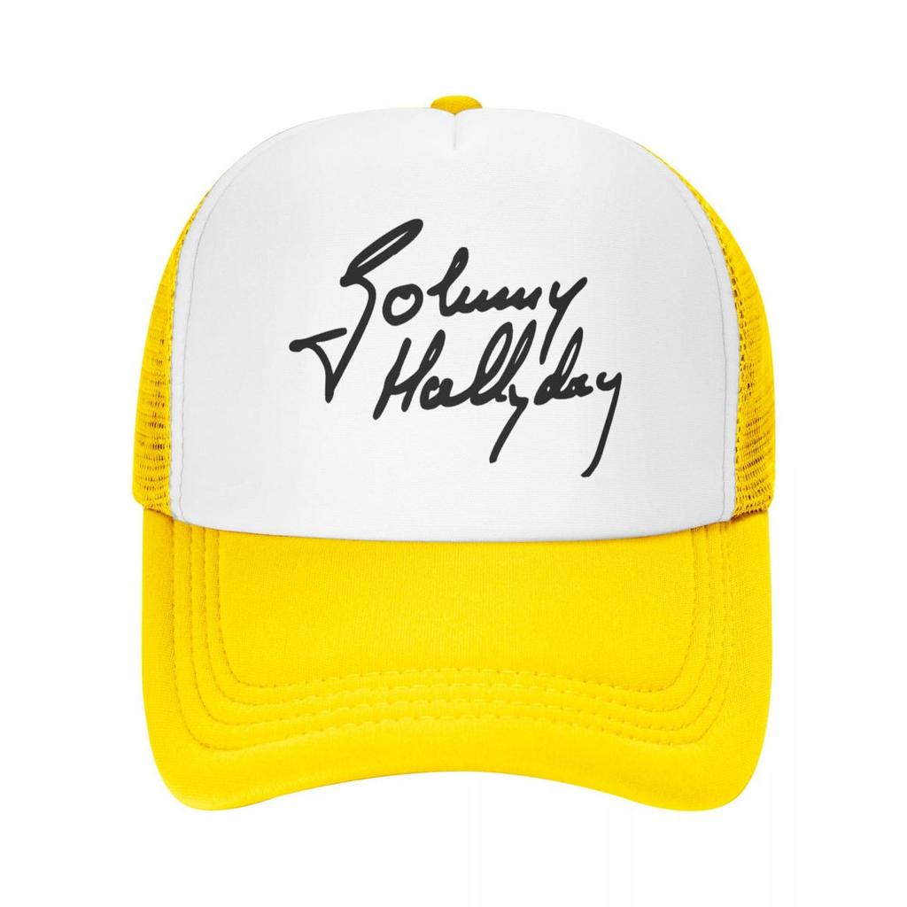 Персонализированная бейсболка French Legend Rock Johnny Hallyday, WoUnisex, унисекс, дышащая шляпа дальнобойщика, уличные кепки Snapback, летние шапки