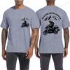 Adventure Bike Rider T-shirts Motorbike Funny Mountain Adventure Motorcycle T Shirts Men Casual Short Sleeve Tees Men's Tshirt