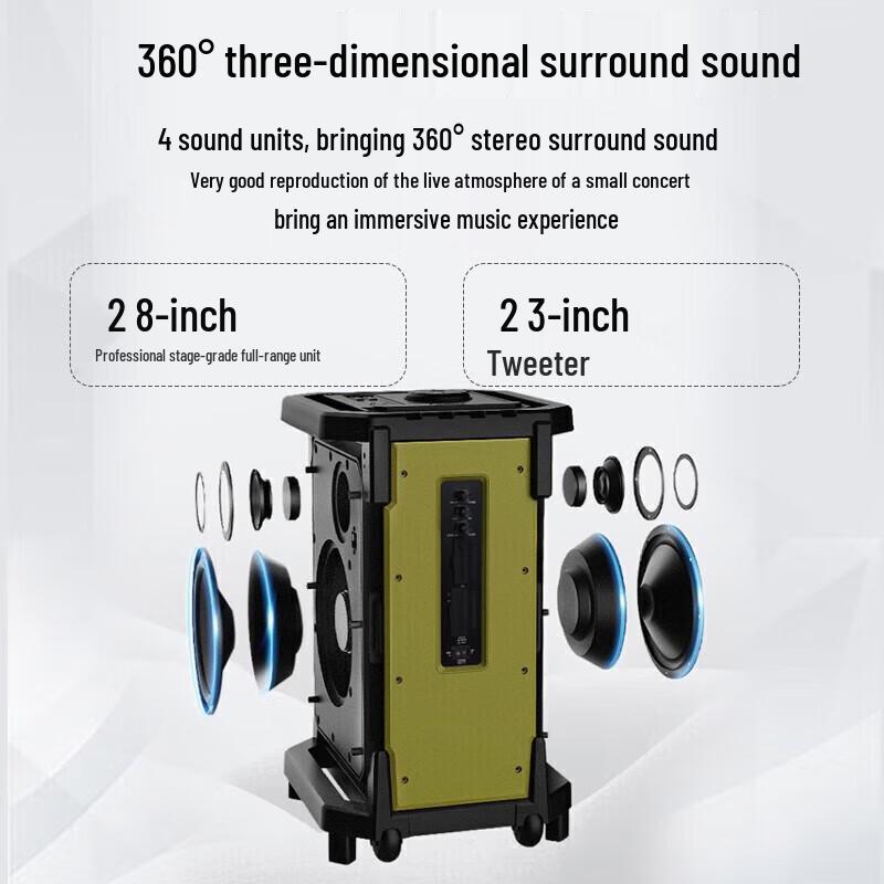 Philips SD80 Portable Bluetooth Trolley Speaker