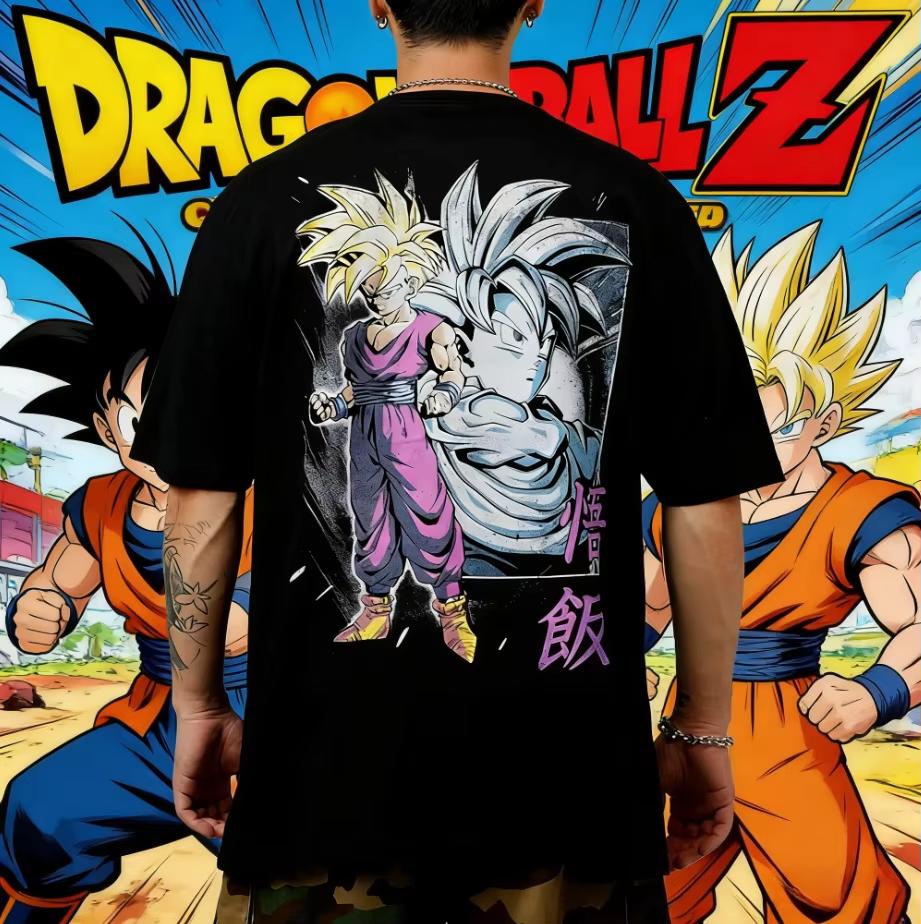 2026 Новая футболка с принтом Сон Гоку из Dragon Ball Футболка с коротким рукавом Мужская и женская футболка Спортивная футболка для фитнеса Мужская футболка