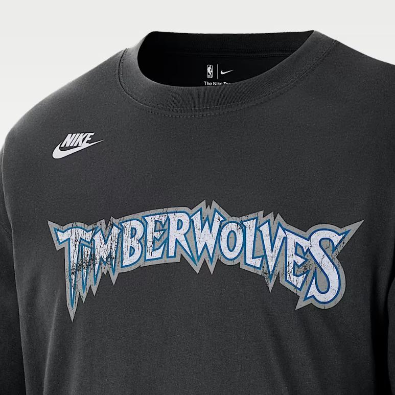 Nike Мужская футболка с длинным рукавом Nike NBA Minnesota Timberwolves Essentials Hardwood Classics IB4237-010