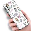 Чехол для телефона с изображением доктора и медсестры из мультфильма для Xiaomi Redmi Note 5 6 9T K20 K40 K50 Pro 7A 8A 9A 9C 9i 10A 10C A1 S2, черный