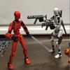 Lucky 13 Multi-Joint Movable Action Figure: 3D-Printed Full-Body Robot Prototype Doll