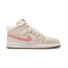 Детские кроссовки Air Jordan 1 Mid Utility PS Fleece Tan Pearl-White Dark-Driftwood DO2208-264