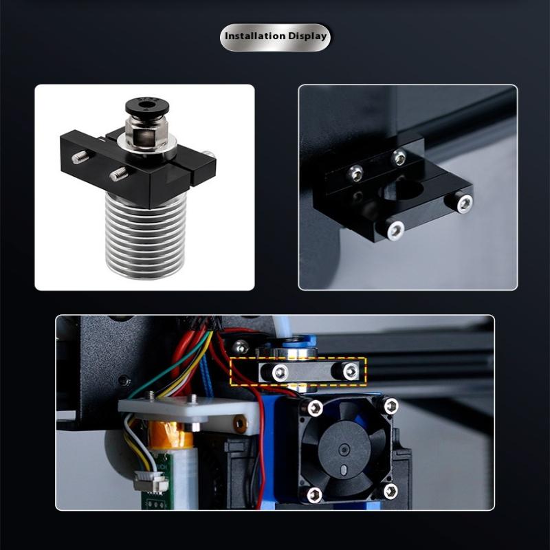 E3-V6 Hotend Fixed Block V6 Radiator Bracket For 3D Printer Accessories Extruder Assembly