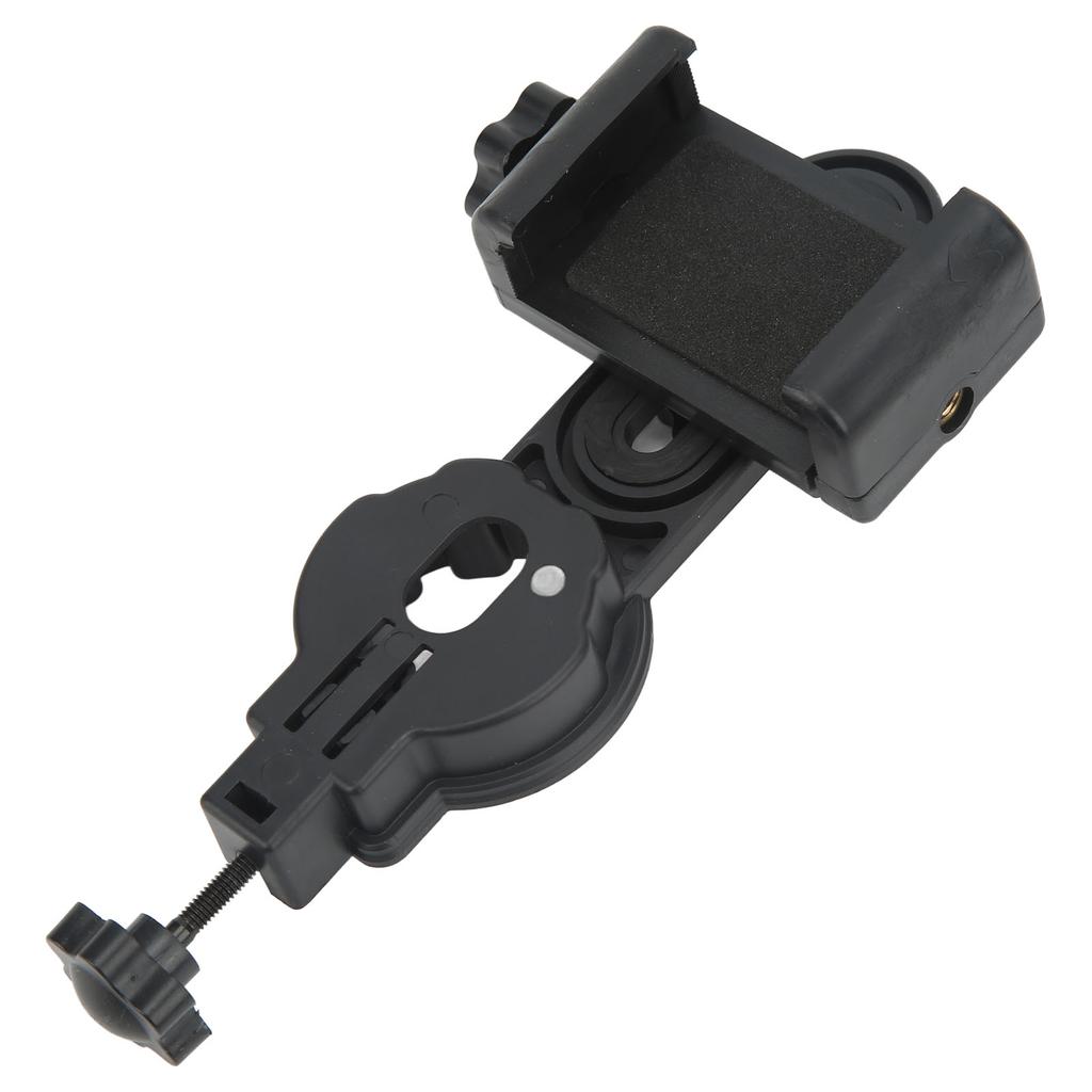 Держатель для телефона для телескопа, отверстие для винта 1/4 дюйма, нескользящая резиновая накладка, пластиковый адаптер для телефона для телескопа, для телескопа, микроскопа S