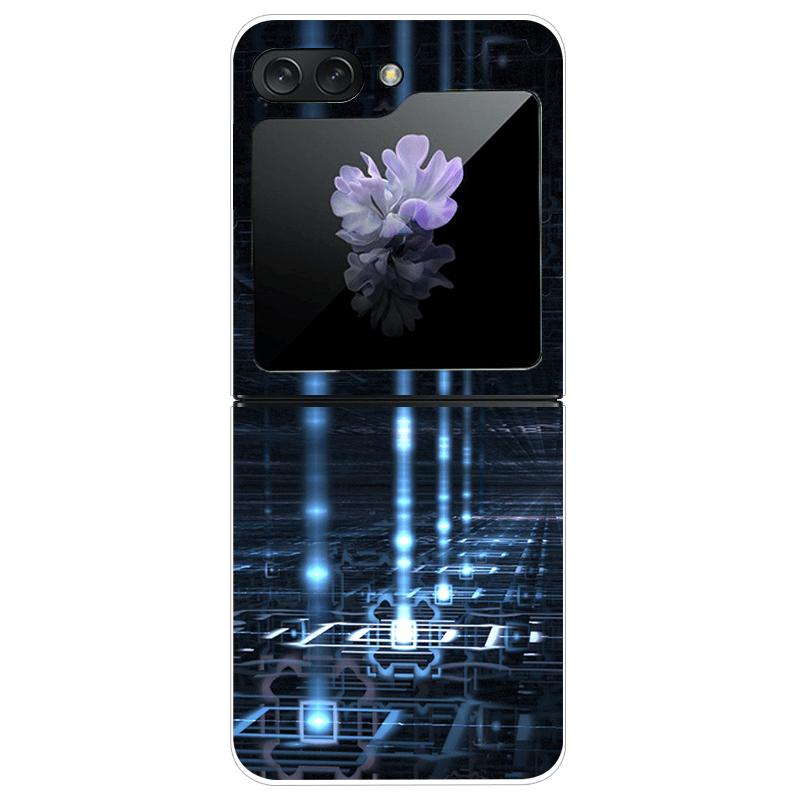 Чехол для Samsung Galaxy Z Flip7 ZFlip7, жесткий прозрачный чехол из поликарбоната для Galaxy Z Flip 7 5G, противоударный чехол.