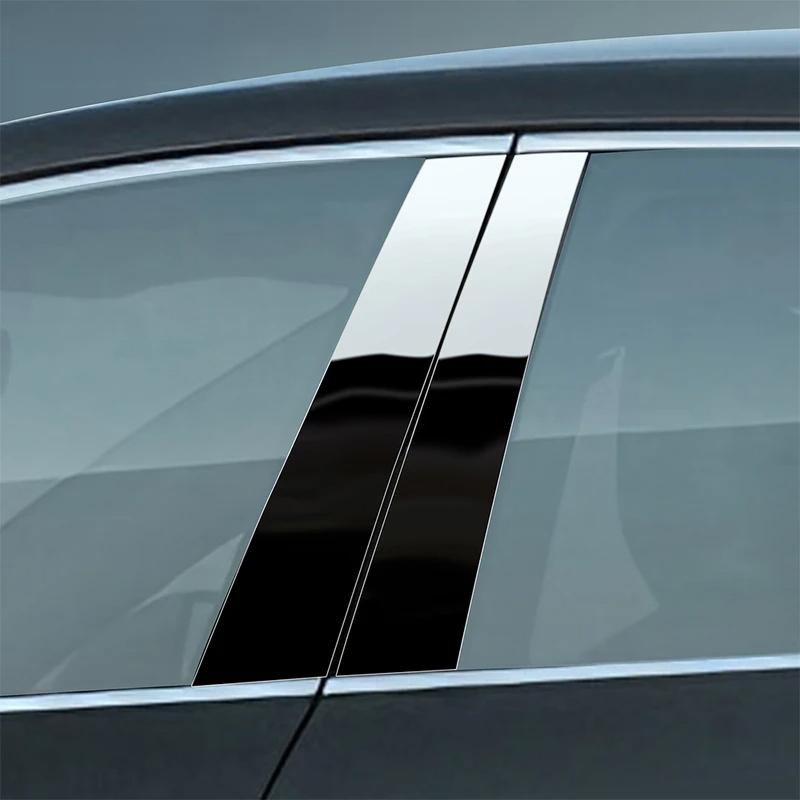 Наклейки на стойки B для Seat Leon 2013 2014 2015 2016 2017 2018 2019 2020 LHD RHD Автомобиль Стиль Углеродного Волокна Глянцевый Черный Отделка.