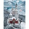 Painting Art Diamond Mosaic Castle Diamond Embroidery Picture Rhinestones Cross Stitch Home Decor
