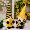 Adorable Plush Bumblebee Gnome Decor With Sunflowers For Festive Home Decorations